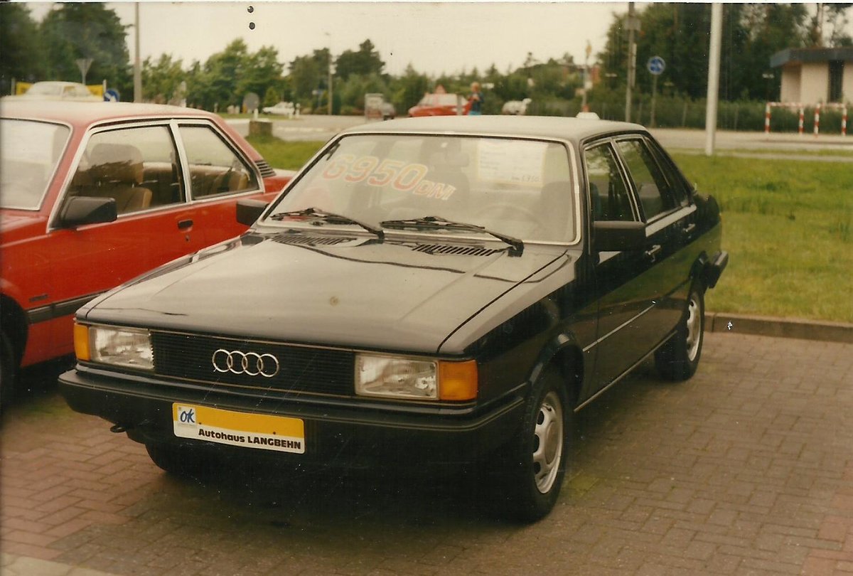 Audi Cuxhaven pkw oldtimer quot audi quot landkreis cuxhaven foto aus 1988 Audi Cuxhaven pkw oldtimer quot audi quot landkreis cuxhaven foto aus 1988