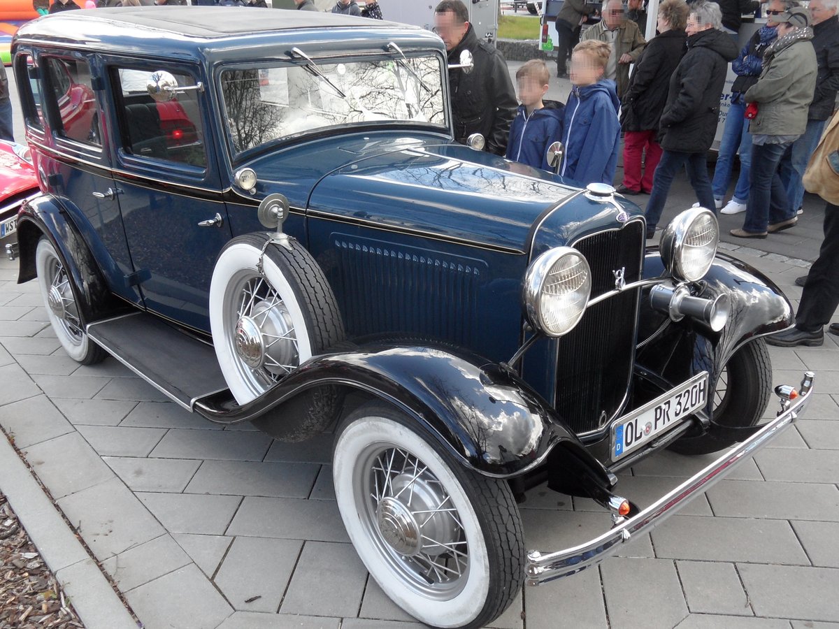 PKW Oldtimer "Ford" B V8 - Automeile Hemmoor - Foto vom 17.04.2016